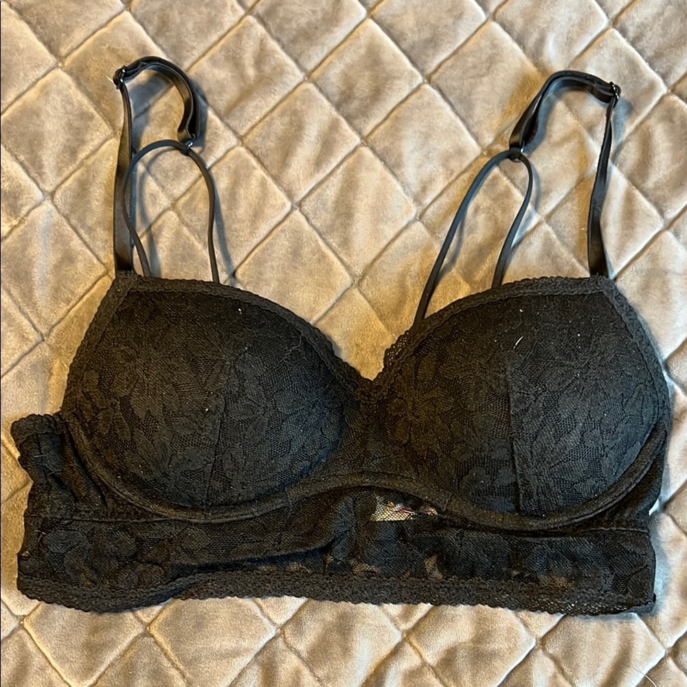 Pink Lace push up bralette